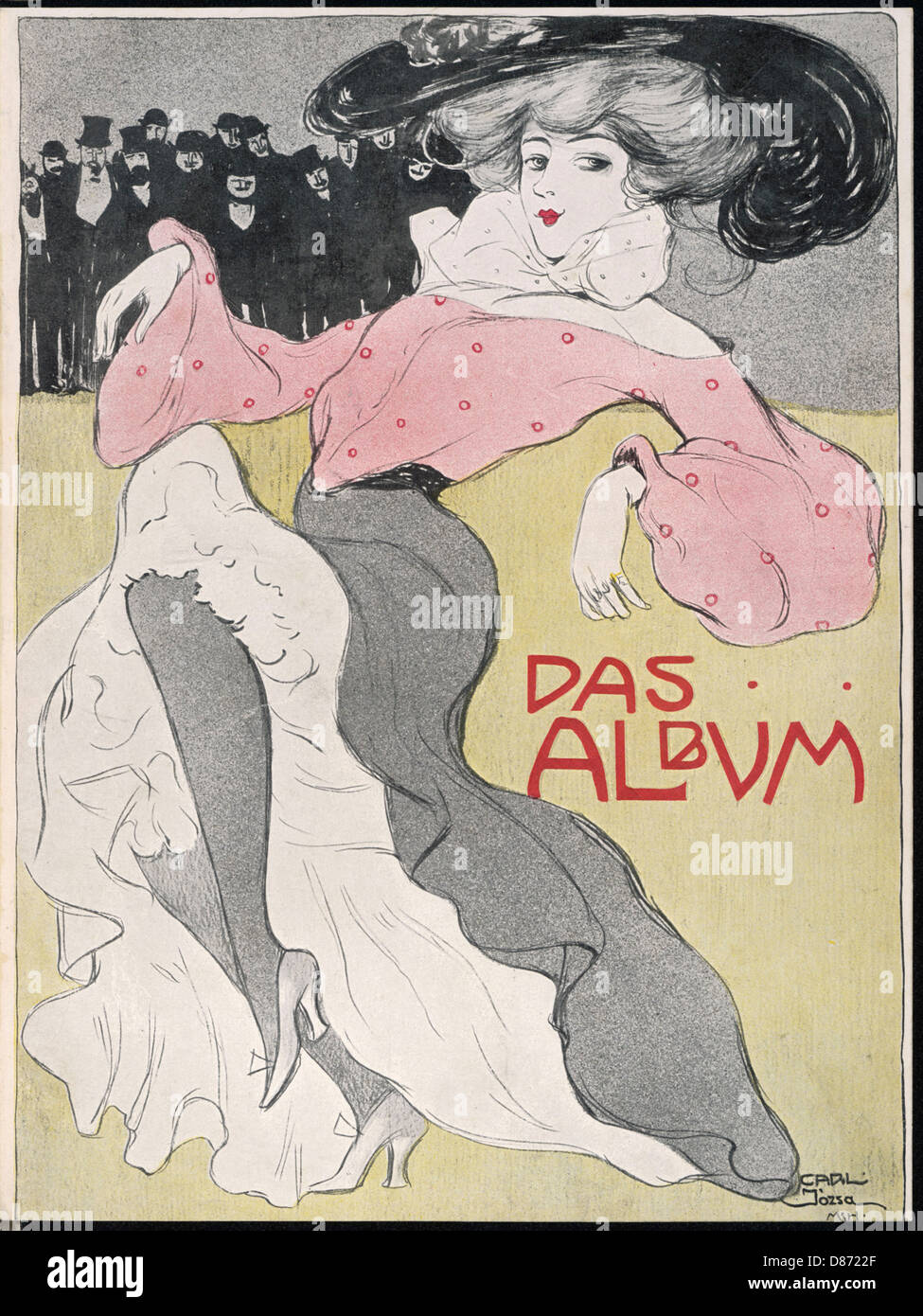 CAN-CAN (Jozsa) 1904 Banque D'Images