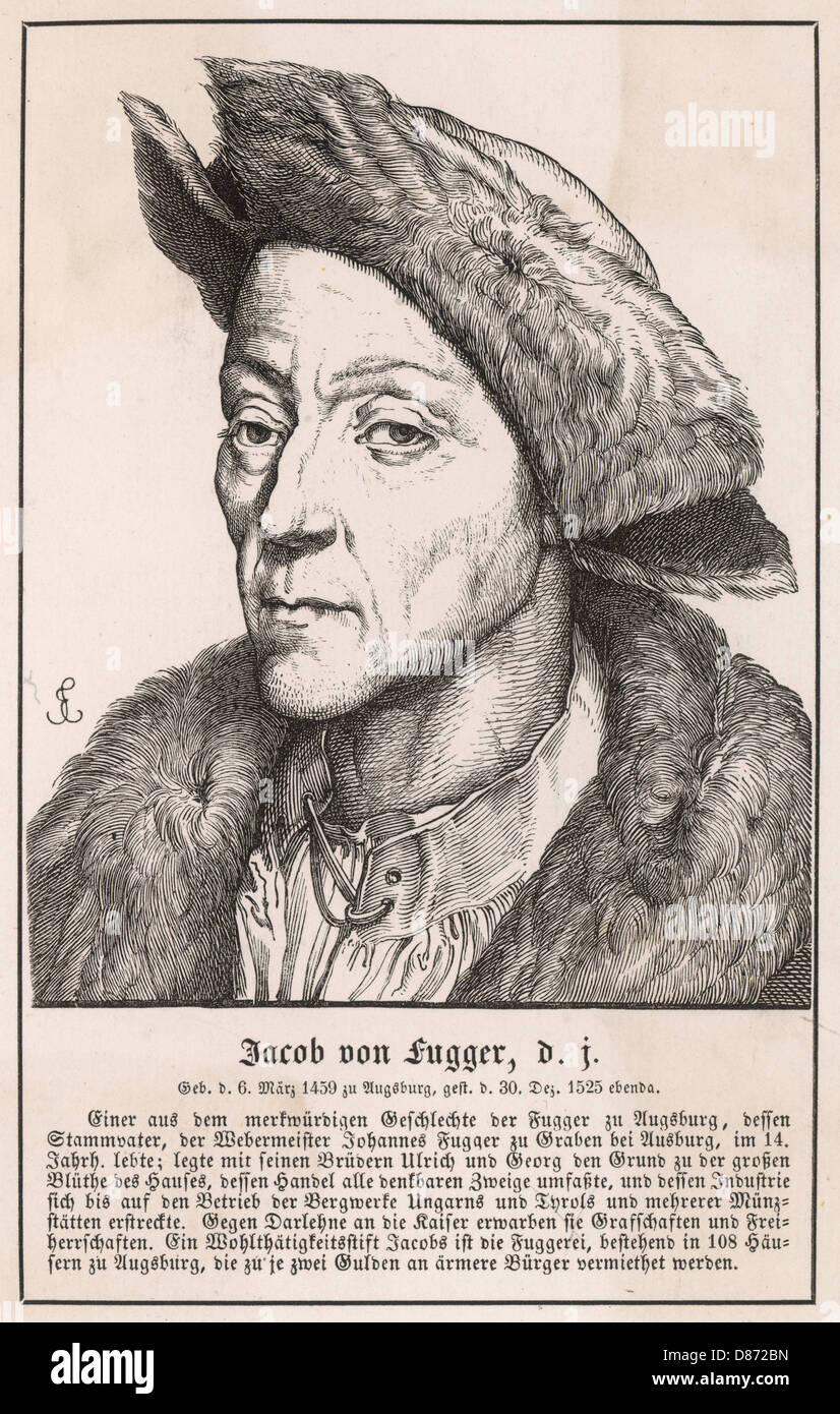 JAKOB FUGGER (JAKOB II) Banque D'Images