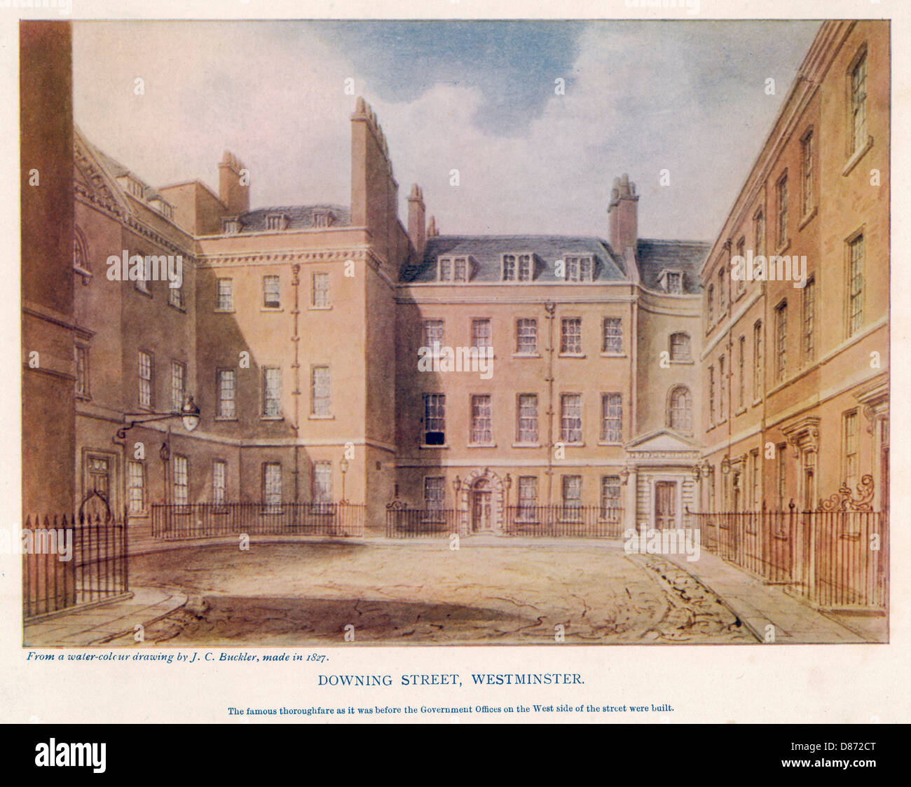 Downing Street Banque D'Images