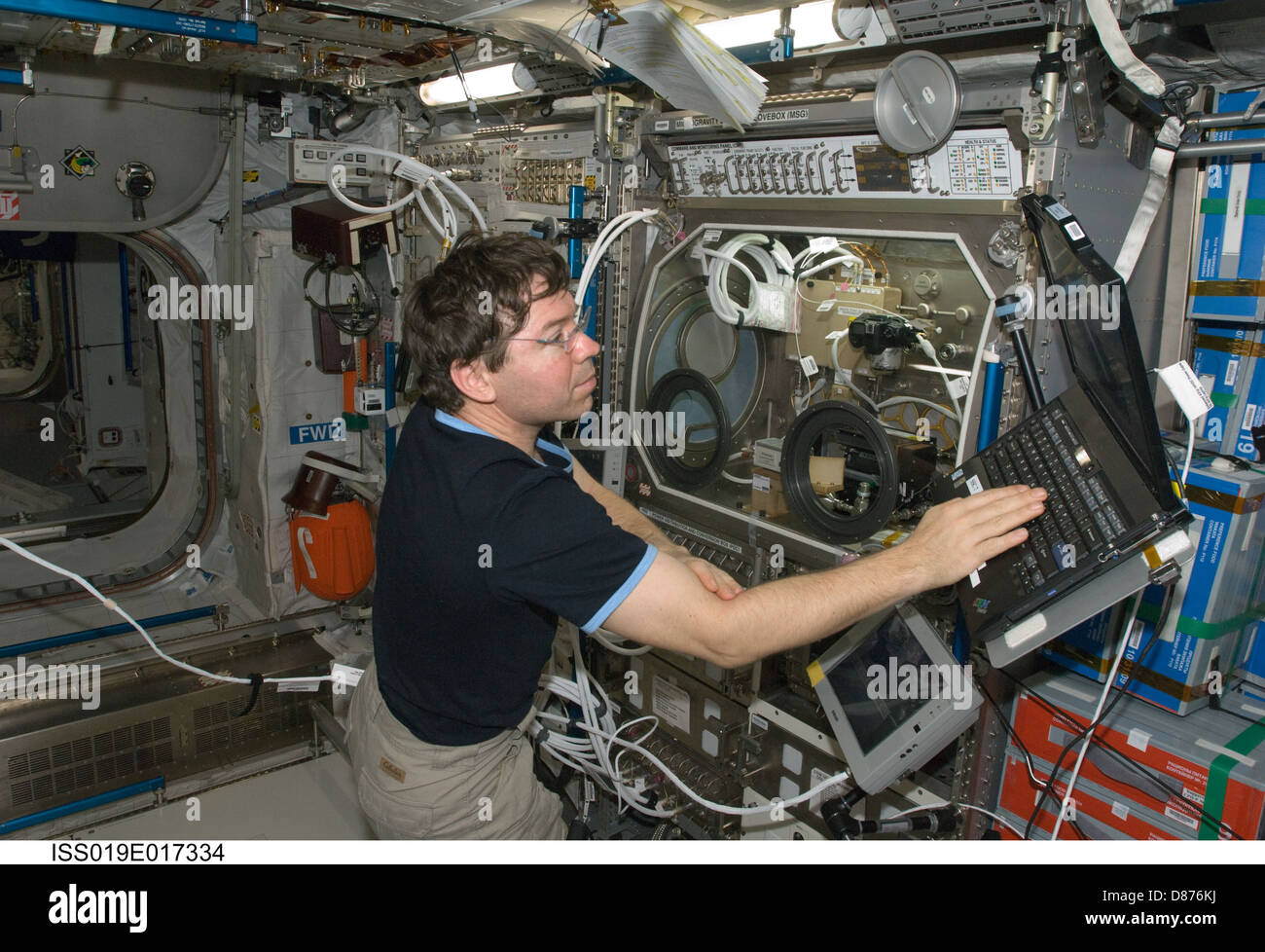 Une vue imprenable depuis la Station spatiale internationale (ISS) prise par l'équipage. Cette image capture la surface de la Terre et fournit des données précieuses pour la recherche scientifique et l’observation de la Terre. Banque D'Images