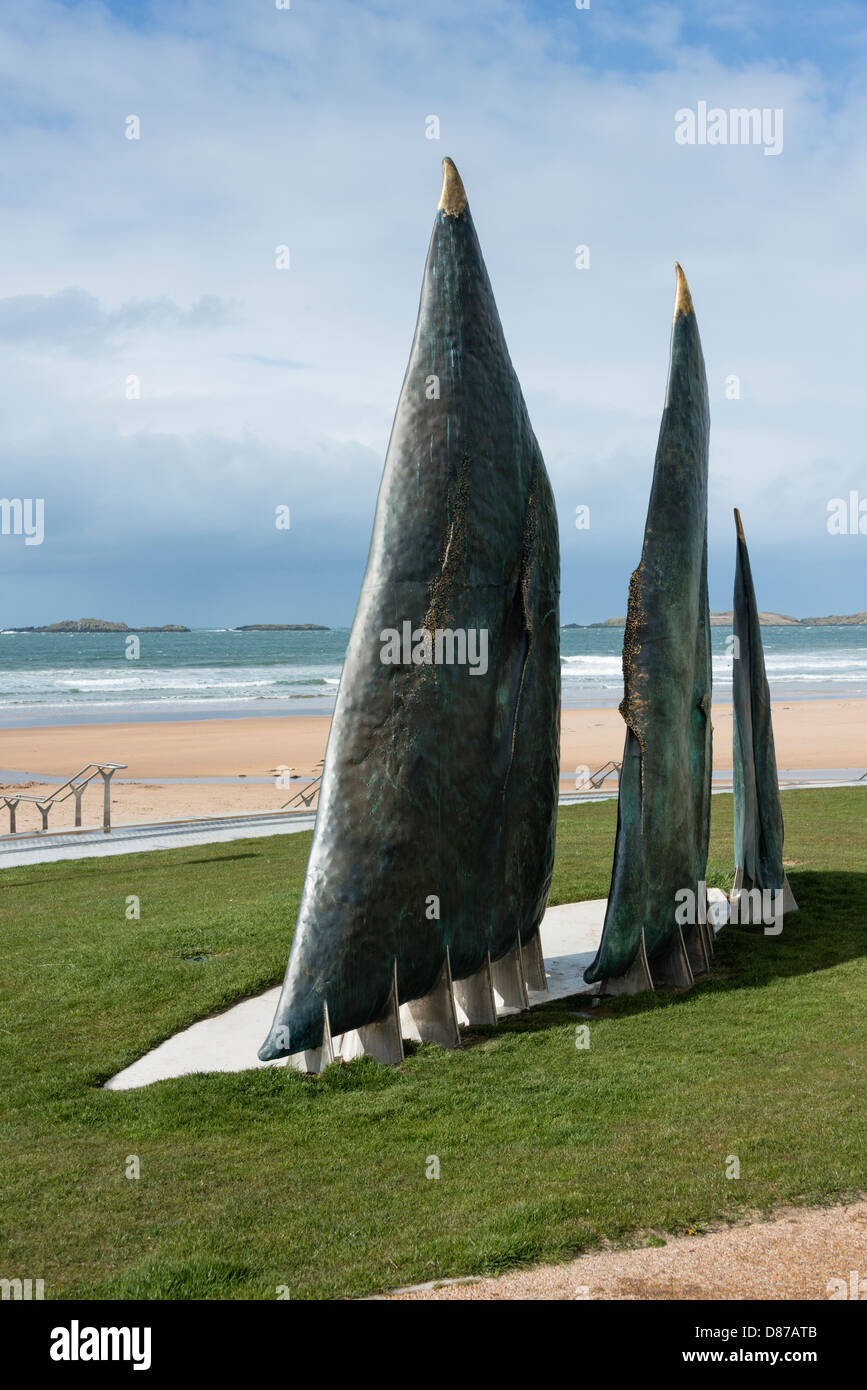 L'art contemporain en Portrush Banque D'Images