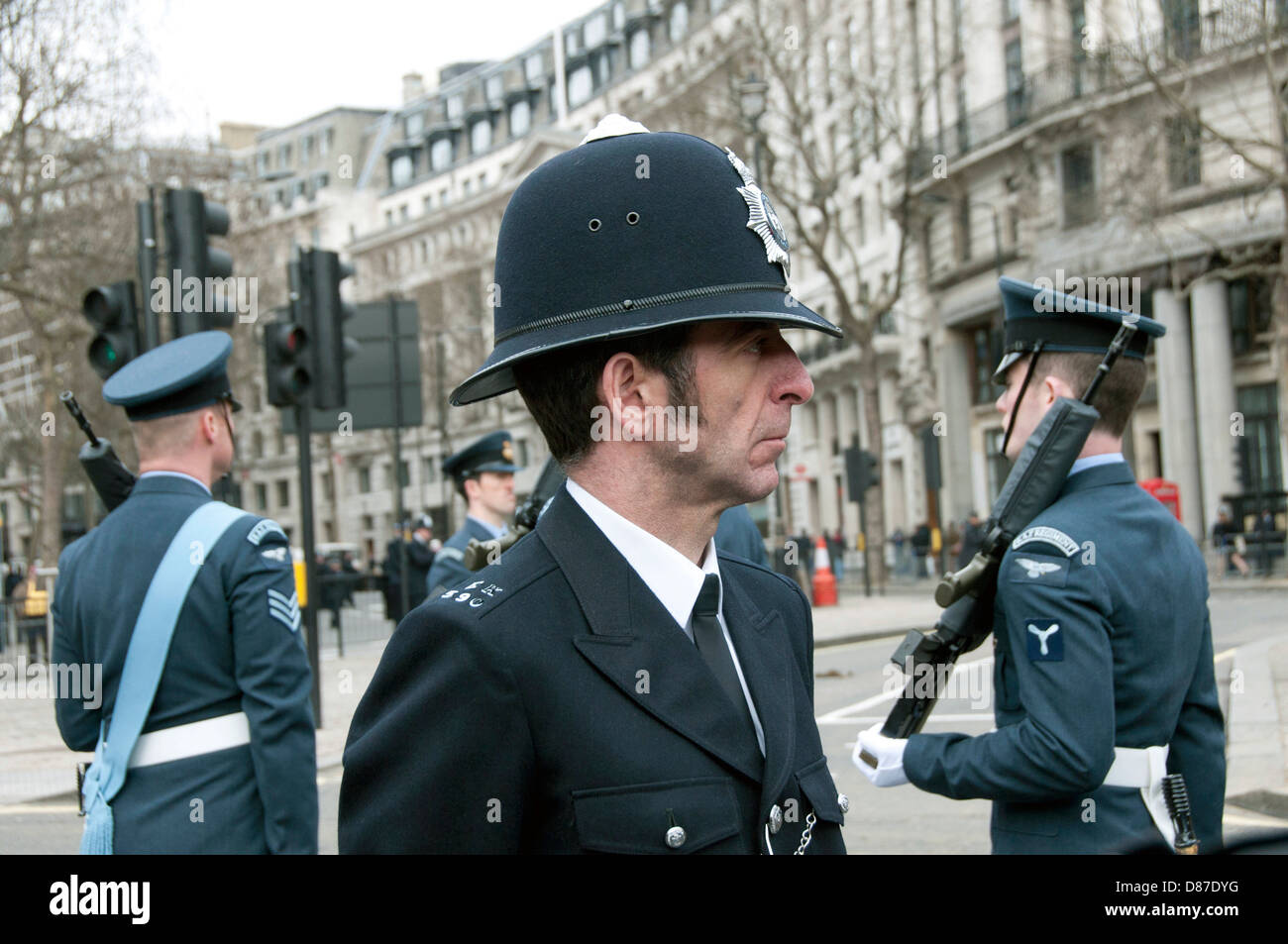 Policier en service à Londres Banque D'Images