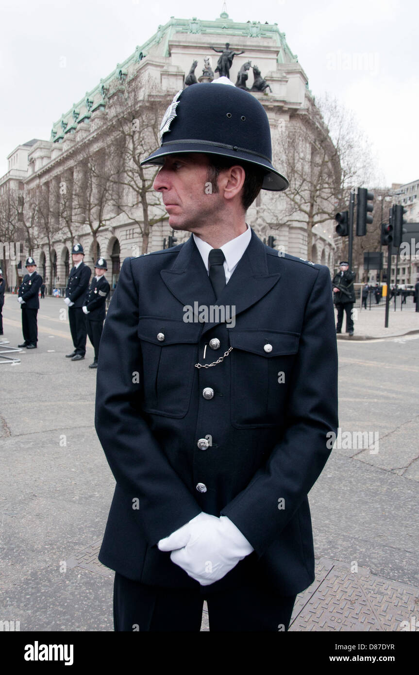 Agent de service de la Police métropolitaine de Londres Banque D'Images