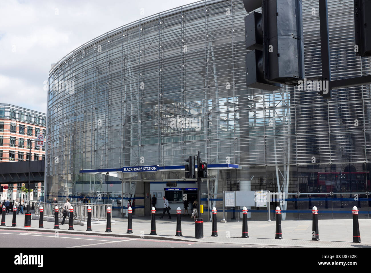 La gare de Blackfriars Banque D'Images