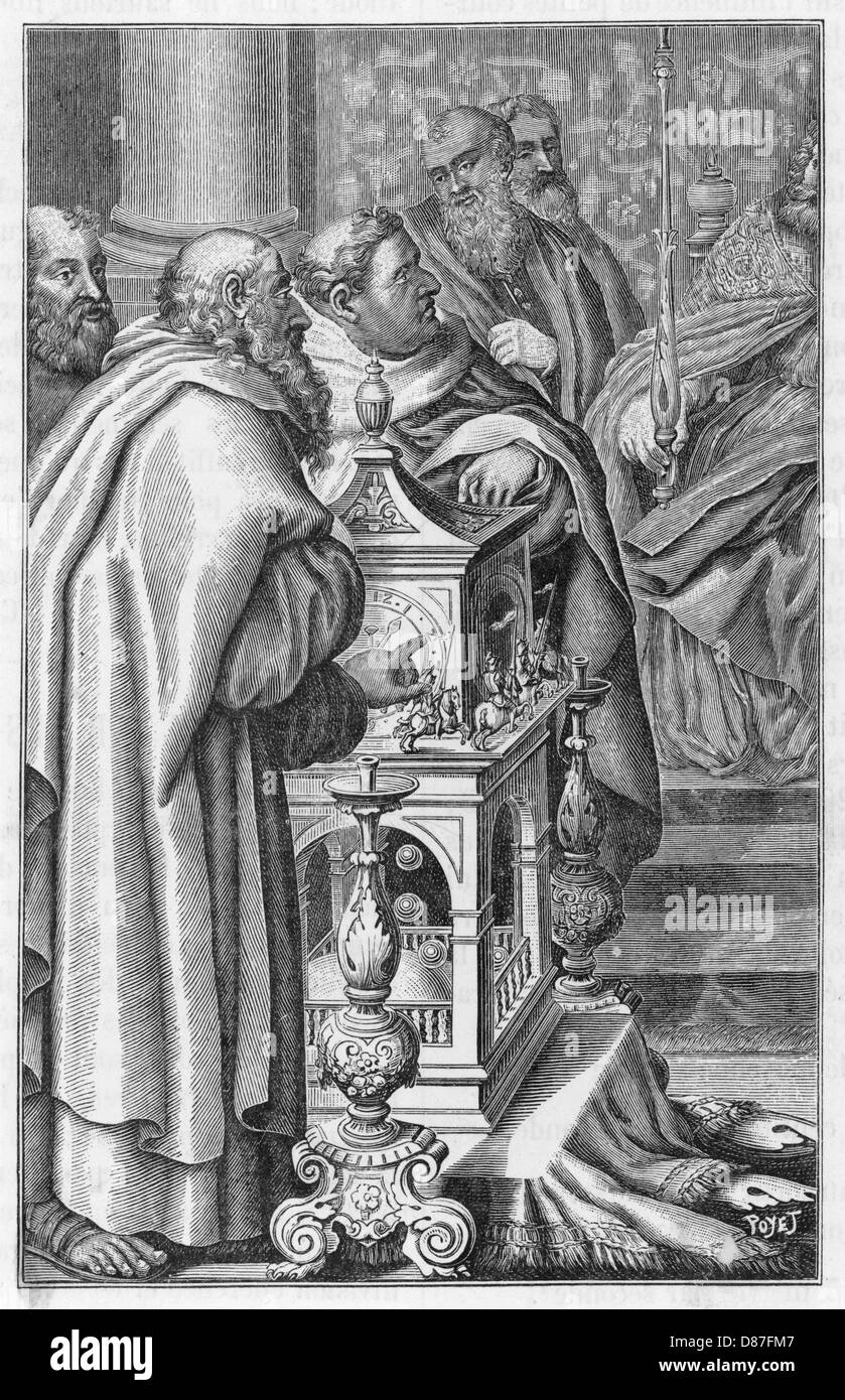 Clepsydre horloge Cmagne Banque D'Images