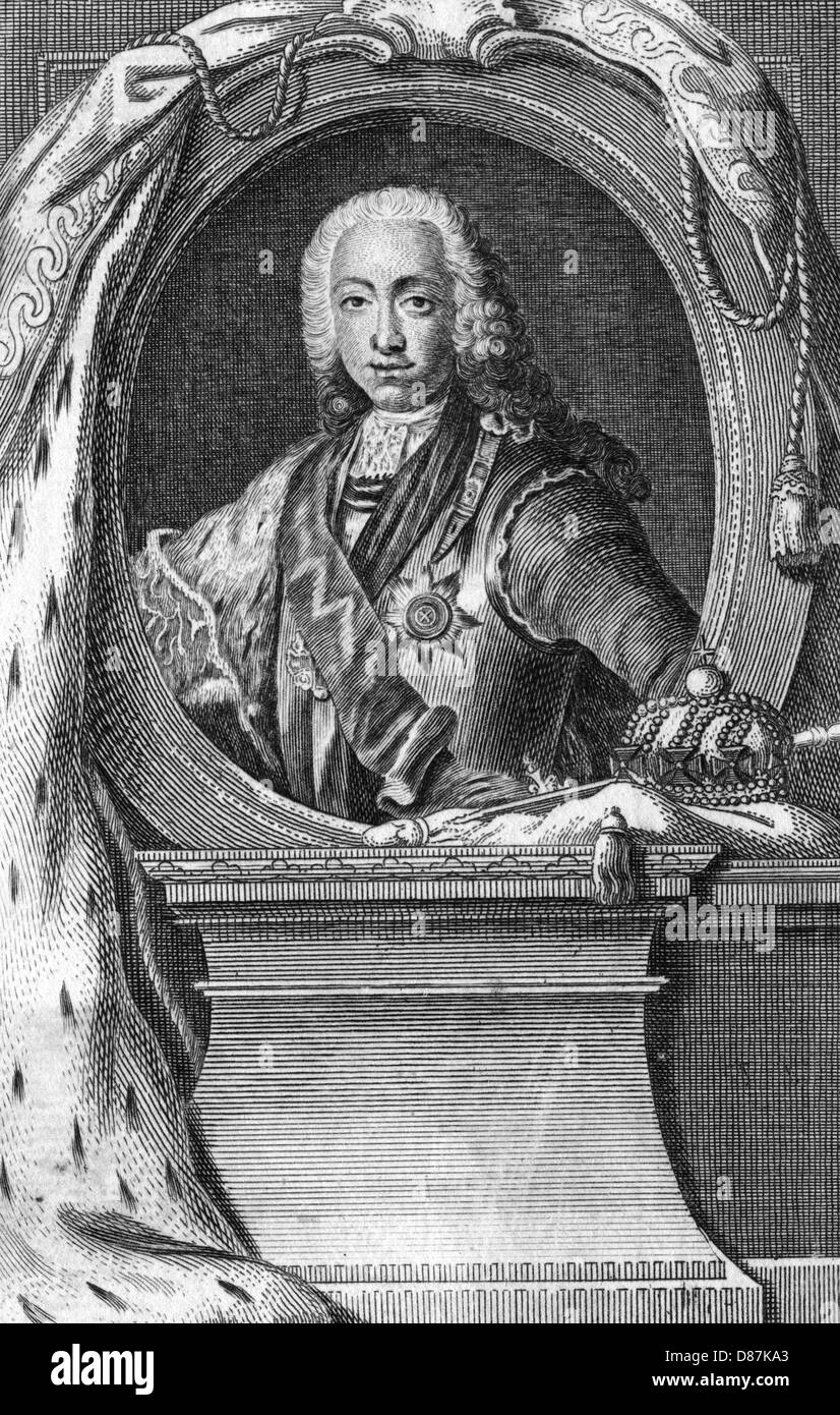 PETER III empereur russe Banque D'Images