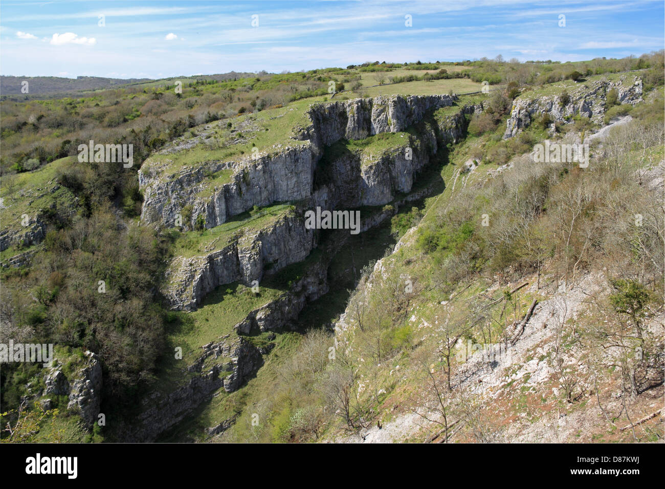 Gorge et grottes de Cheddar, Somerset, Angleterre, Grande-Bretagne, Royaume-Uni, UK, Europe Banque D'Images