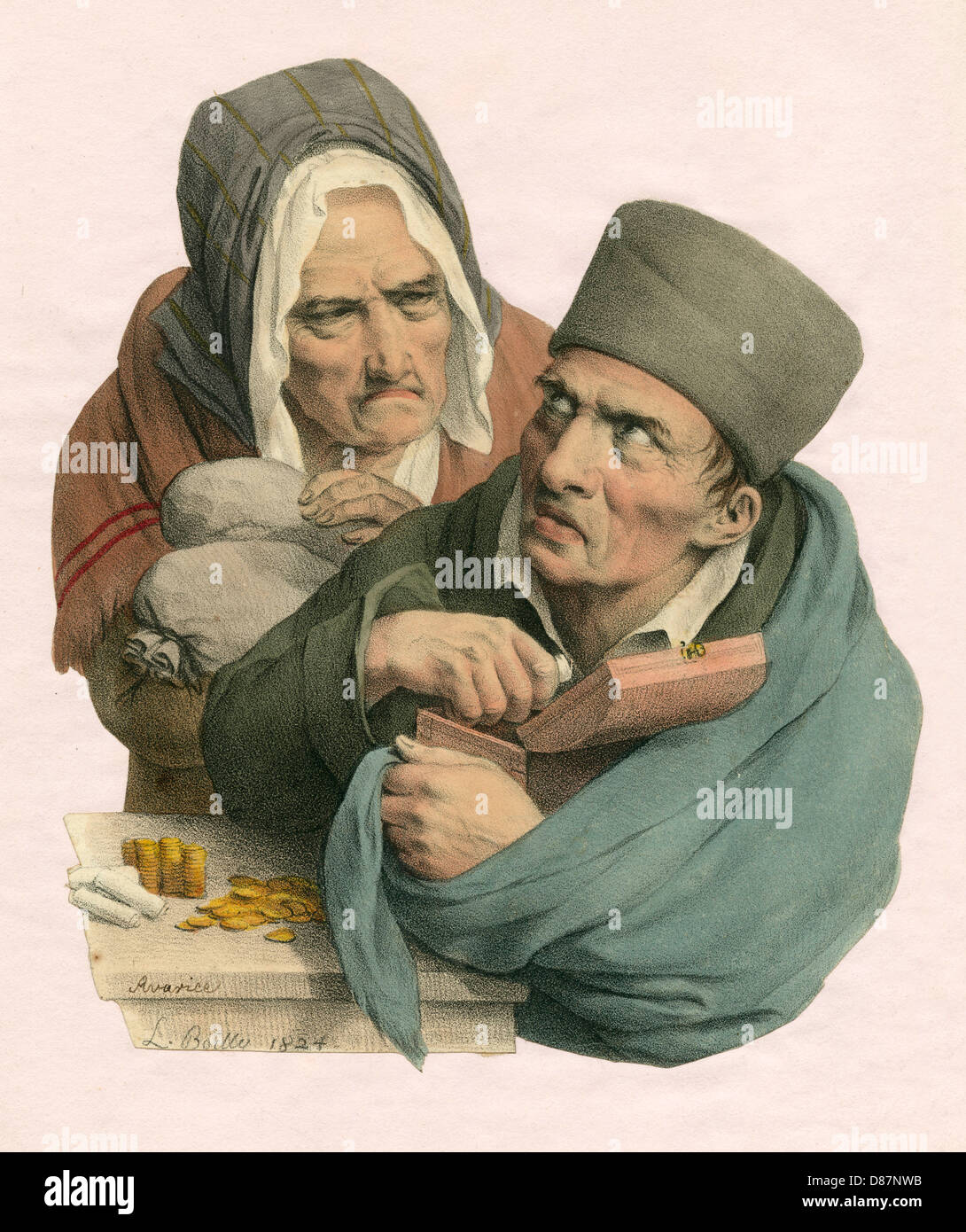 AVARICE Banque D'Images