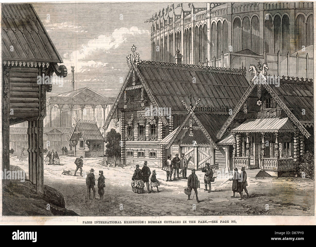 Expositions/PARIS/1867 Banque D'Images