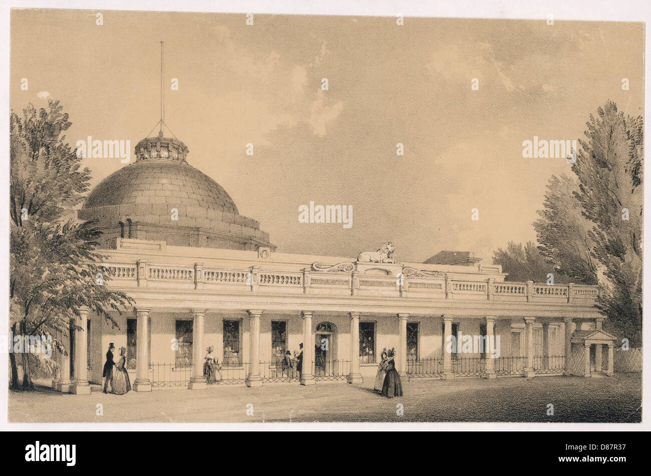 THERMES/CHELMSFORD/1840 Banque D'Images