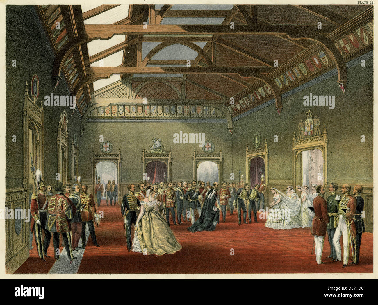 EDWARD VII/1863 Mariage Banque D'Images