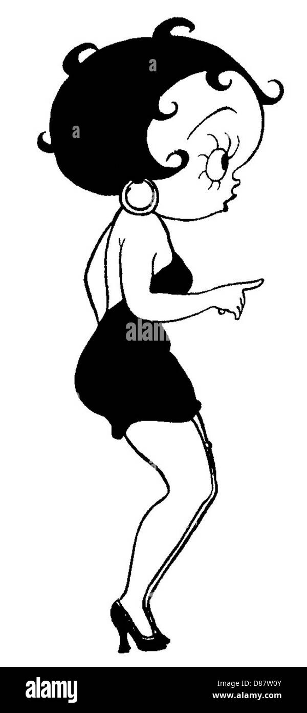 Betty Boop brevet fig2. Banque D'Images