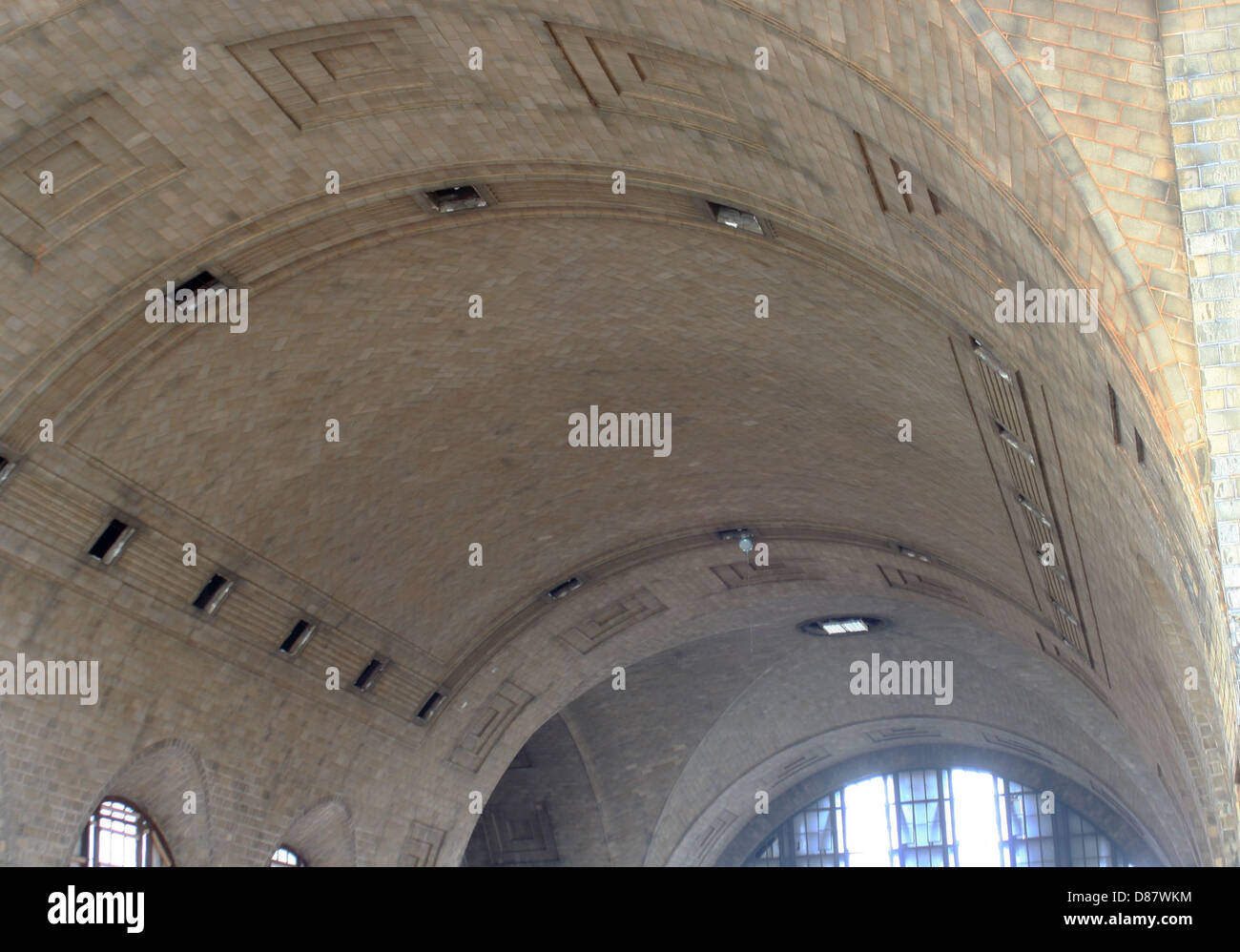 Buffalo Central Terminal concourse 4. Banque D'Images