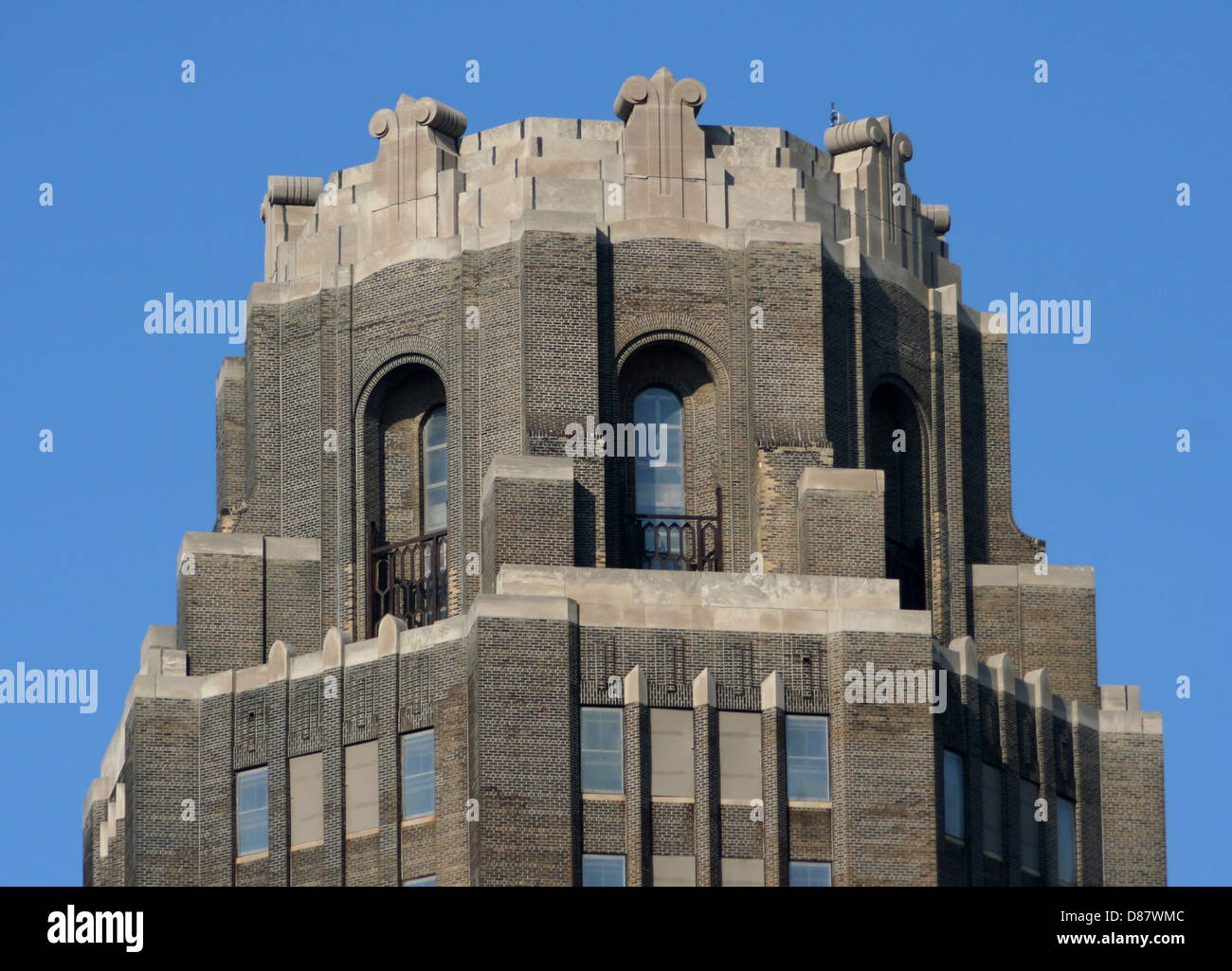 Buffalo Central Terminal détail 1. Banque D'Images