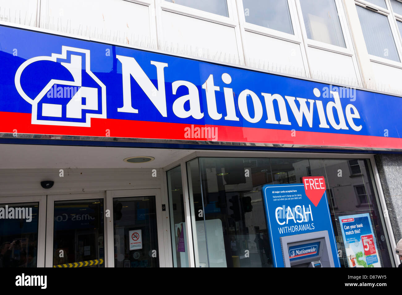 Nationwide building society bank, UK Banque D'Images