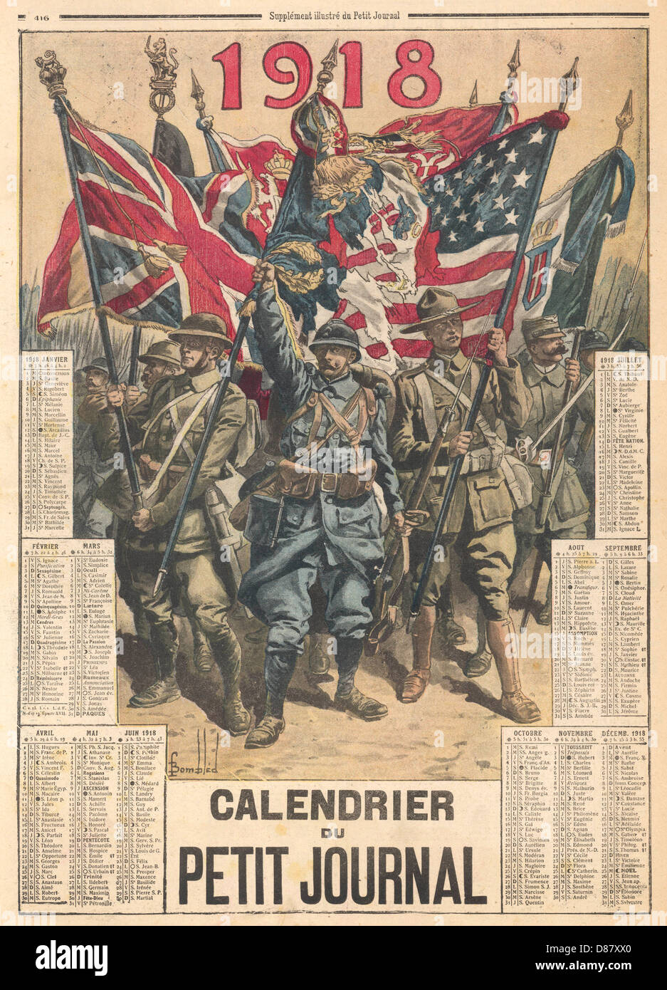 ENFIN, LA VICTOIRE APPROCHE Banque D'Images