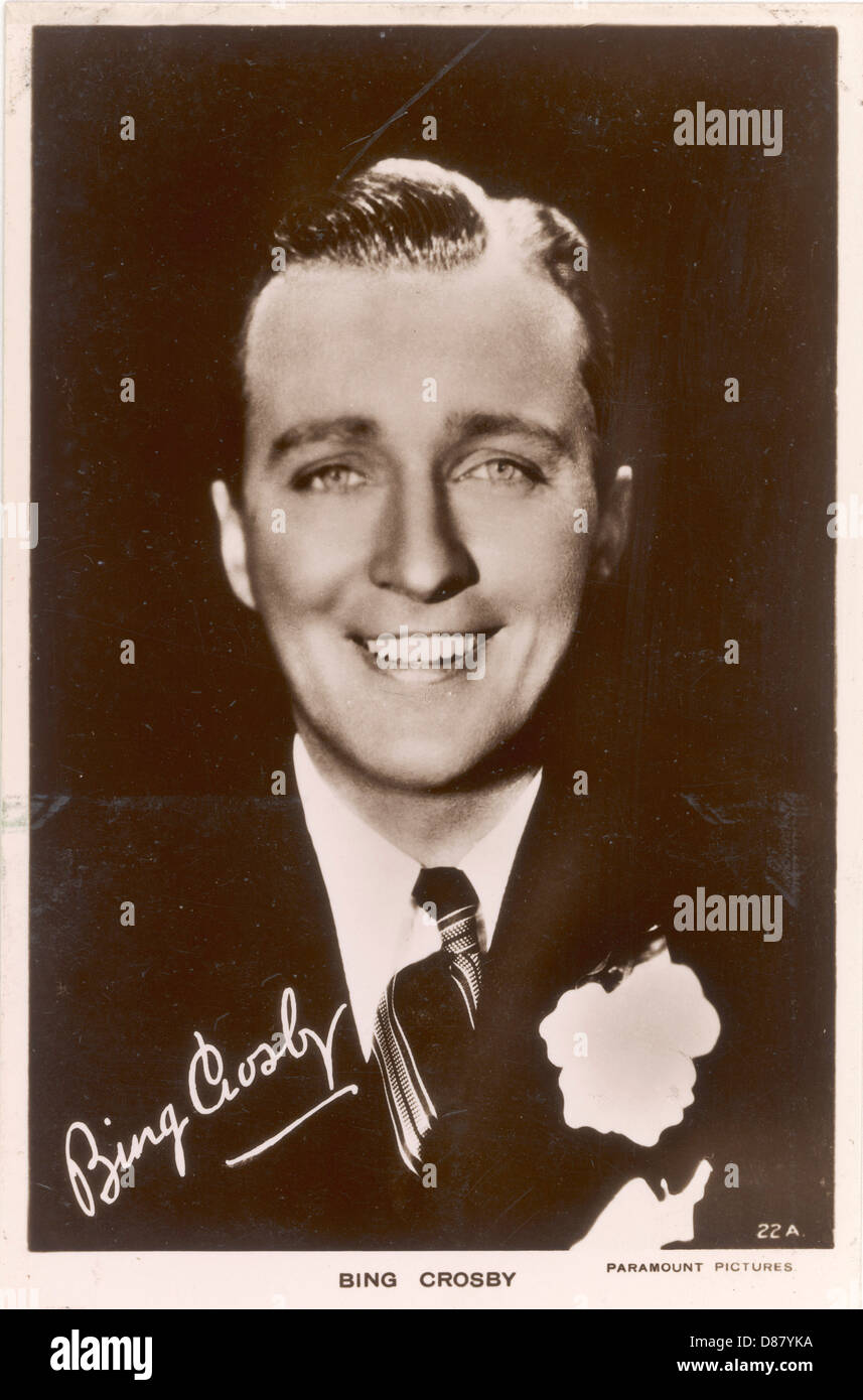 Bing Crosby Banque D'Images
