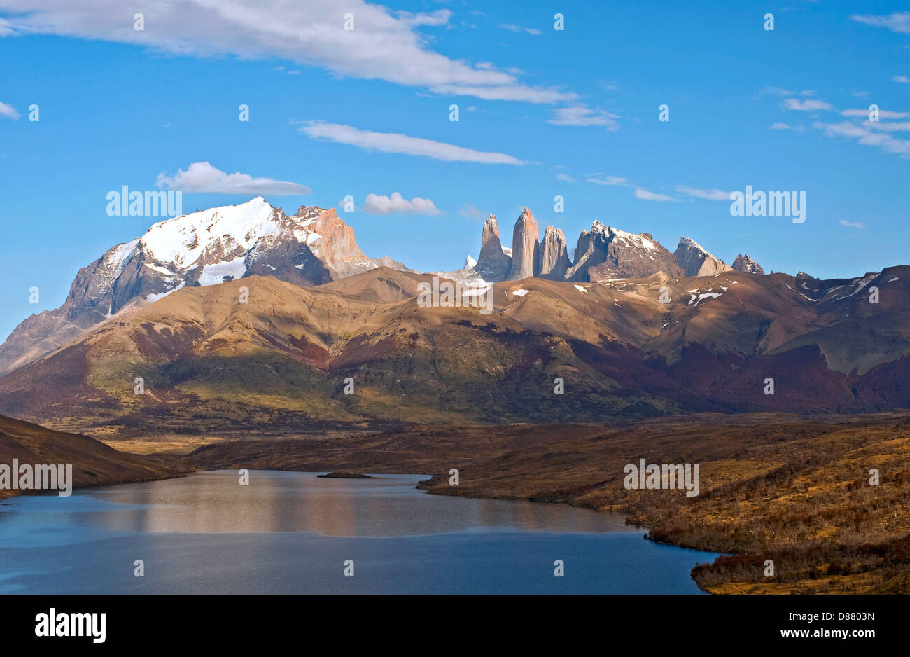 Parc National Torres del Paine, Chili Banque D'Images