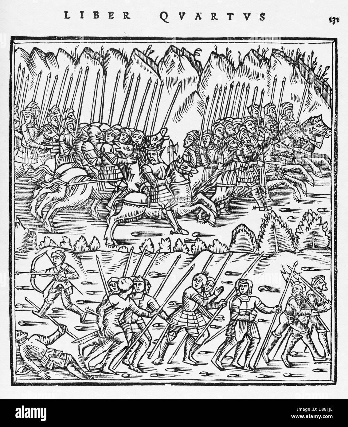 SOLDATS EN RETRAITE Banque D'Images