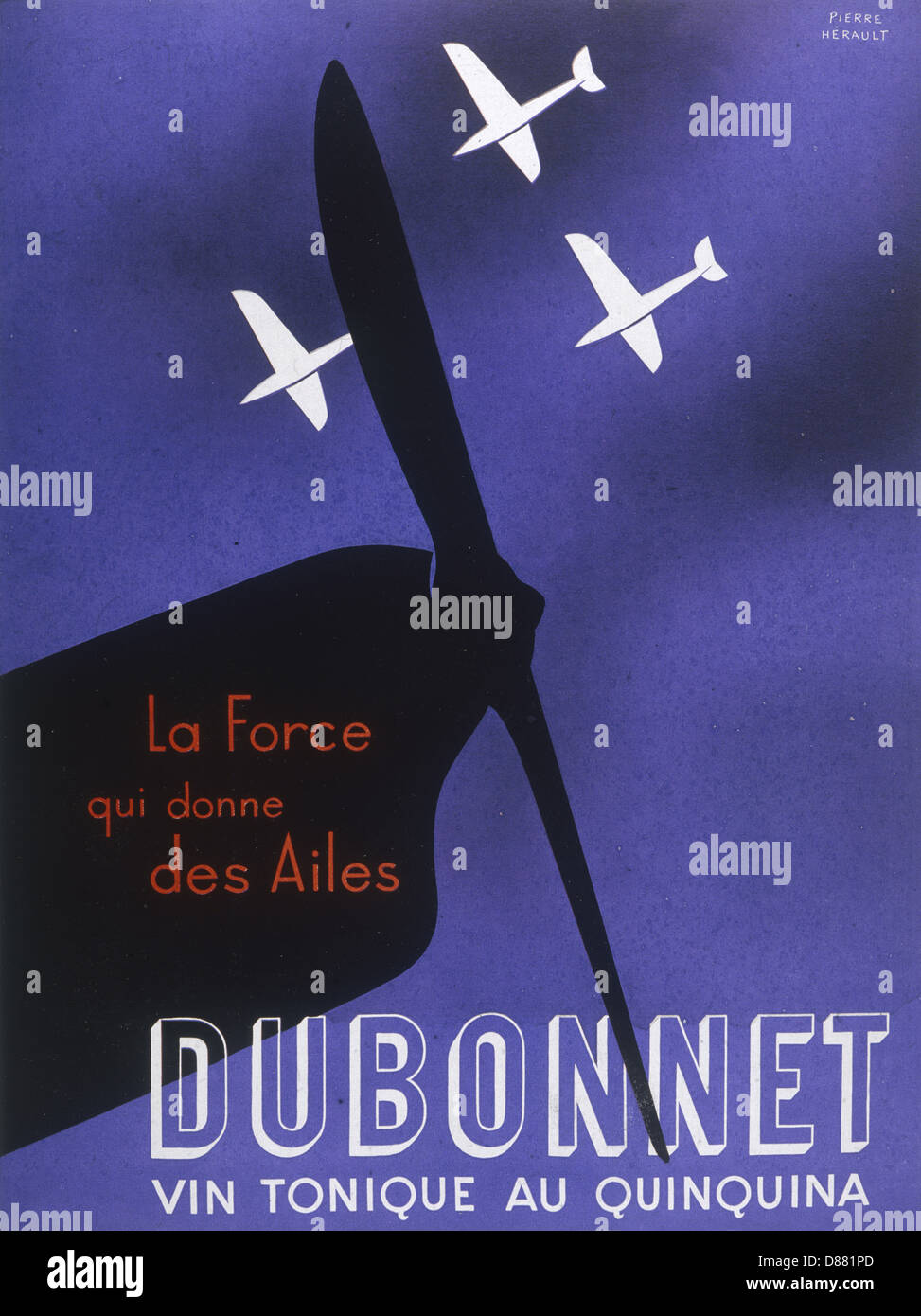 PUBLICITE APERITIF DUBONNET QUINQUINA VIN DE 1956
