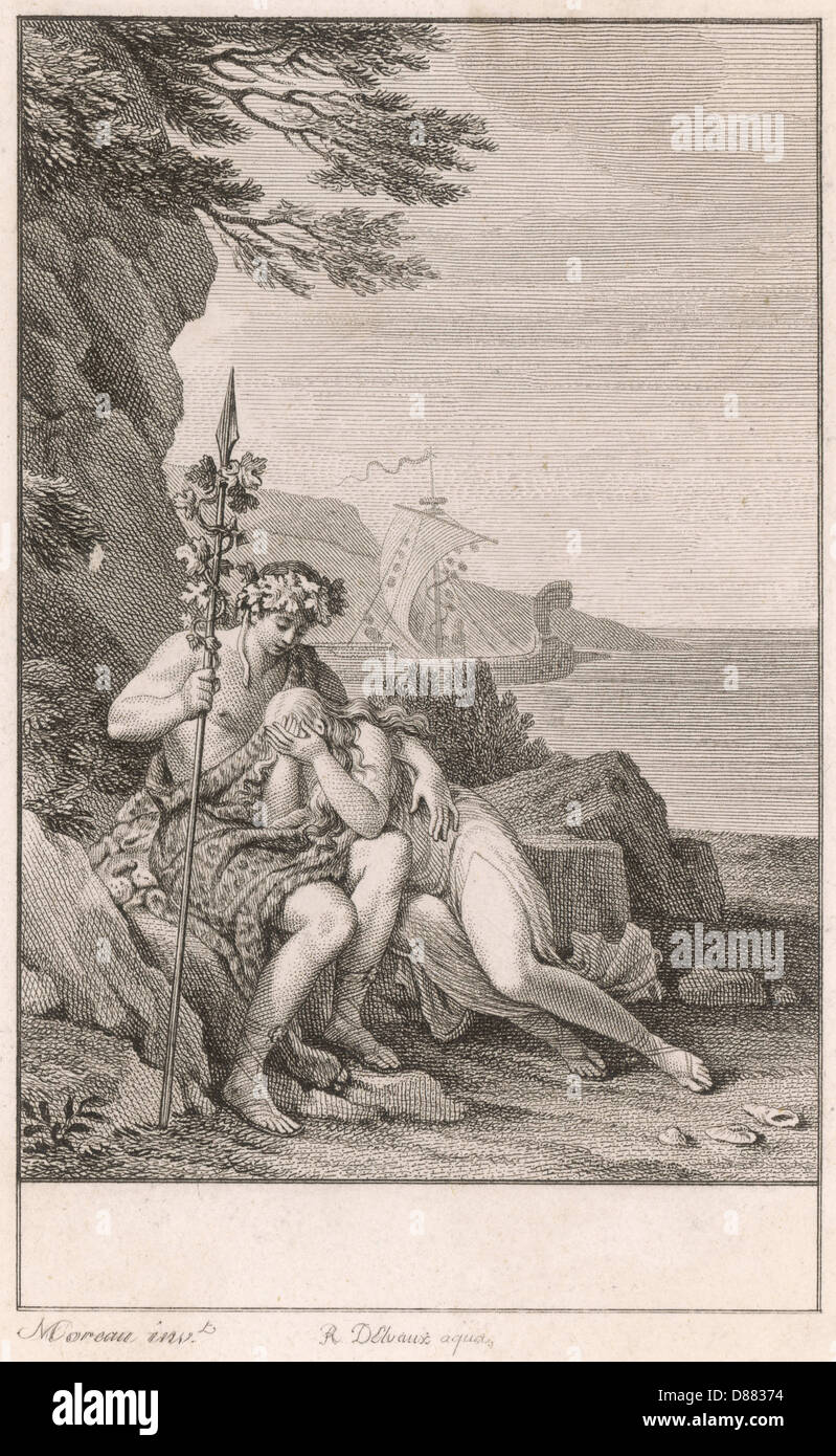 Theseus - Ariadne Banque D'Images