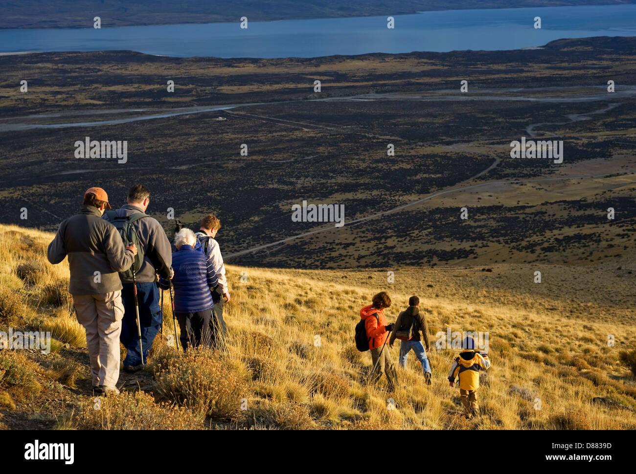 Parc National Torres del Paine, Chili Banque D'Images