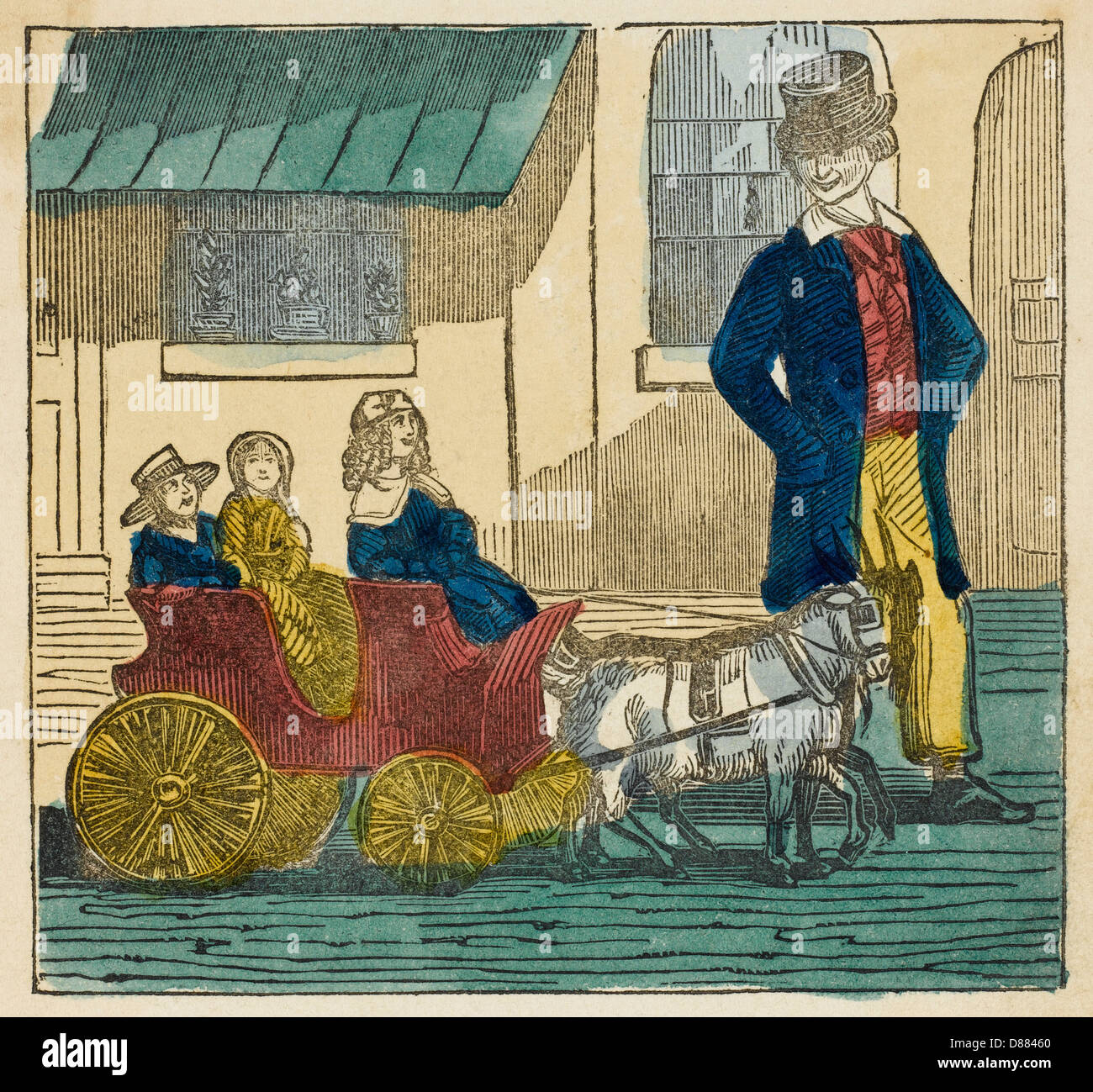 Chariot 1841 Brighton Banque D'Images