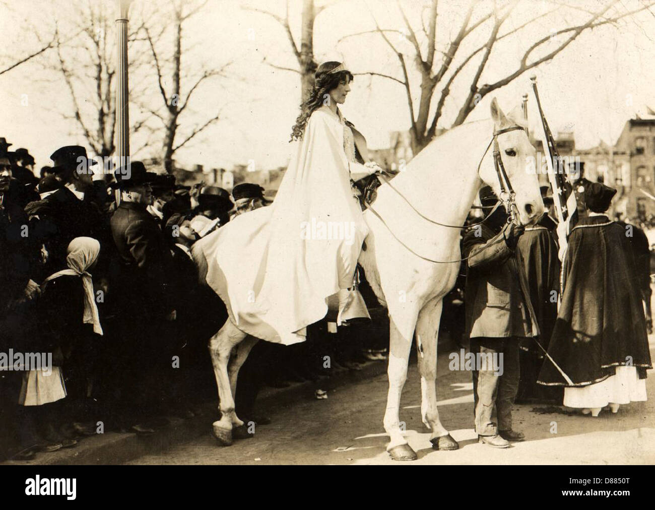 Inez Milholland 1913. Banque D'Images