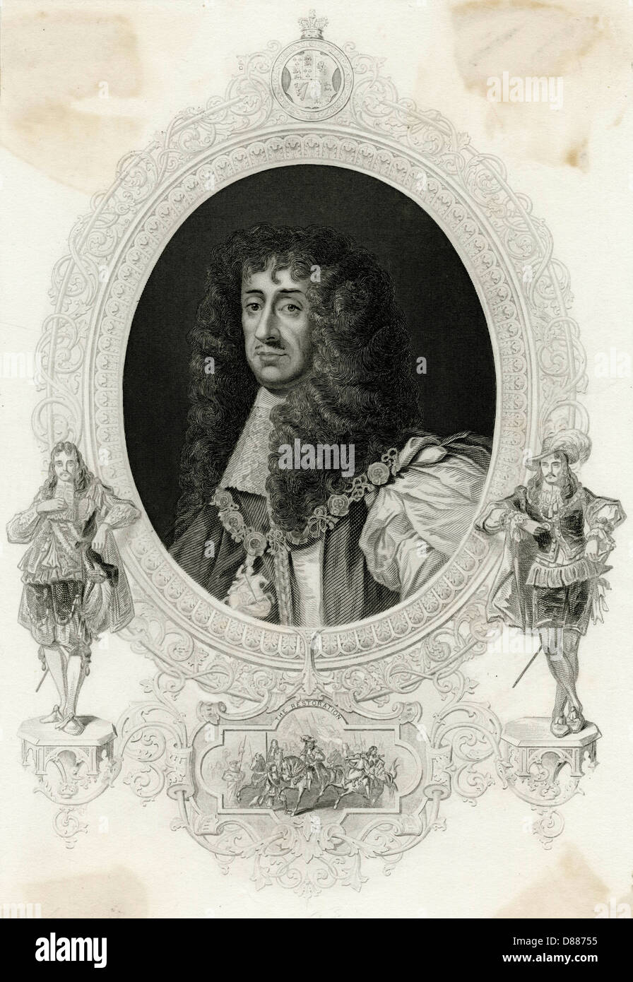 CHARLES II/LELY/OVALE Banque D'Images