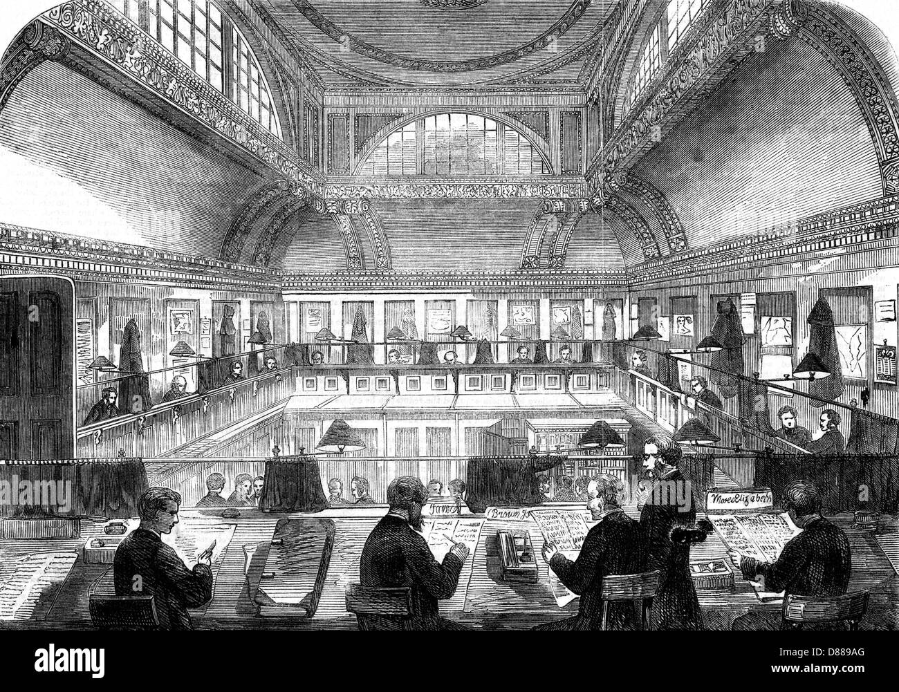 Le Recensement d'indexation Banque D'Images