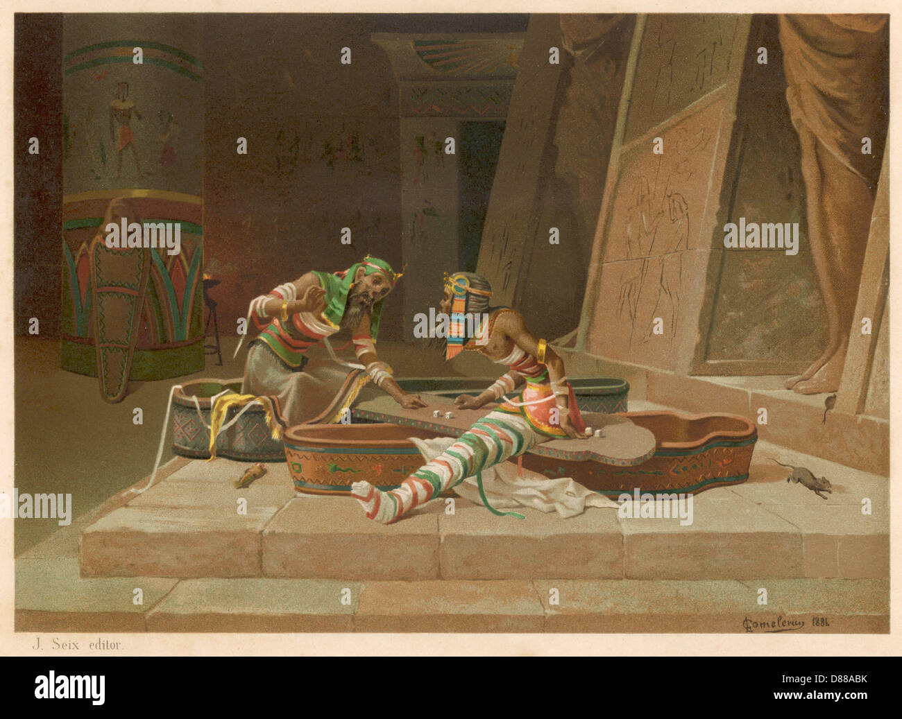 Momies de découpe Banque D'Images