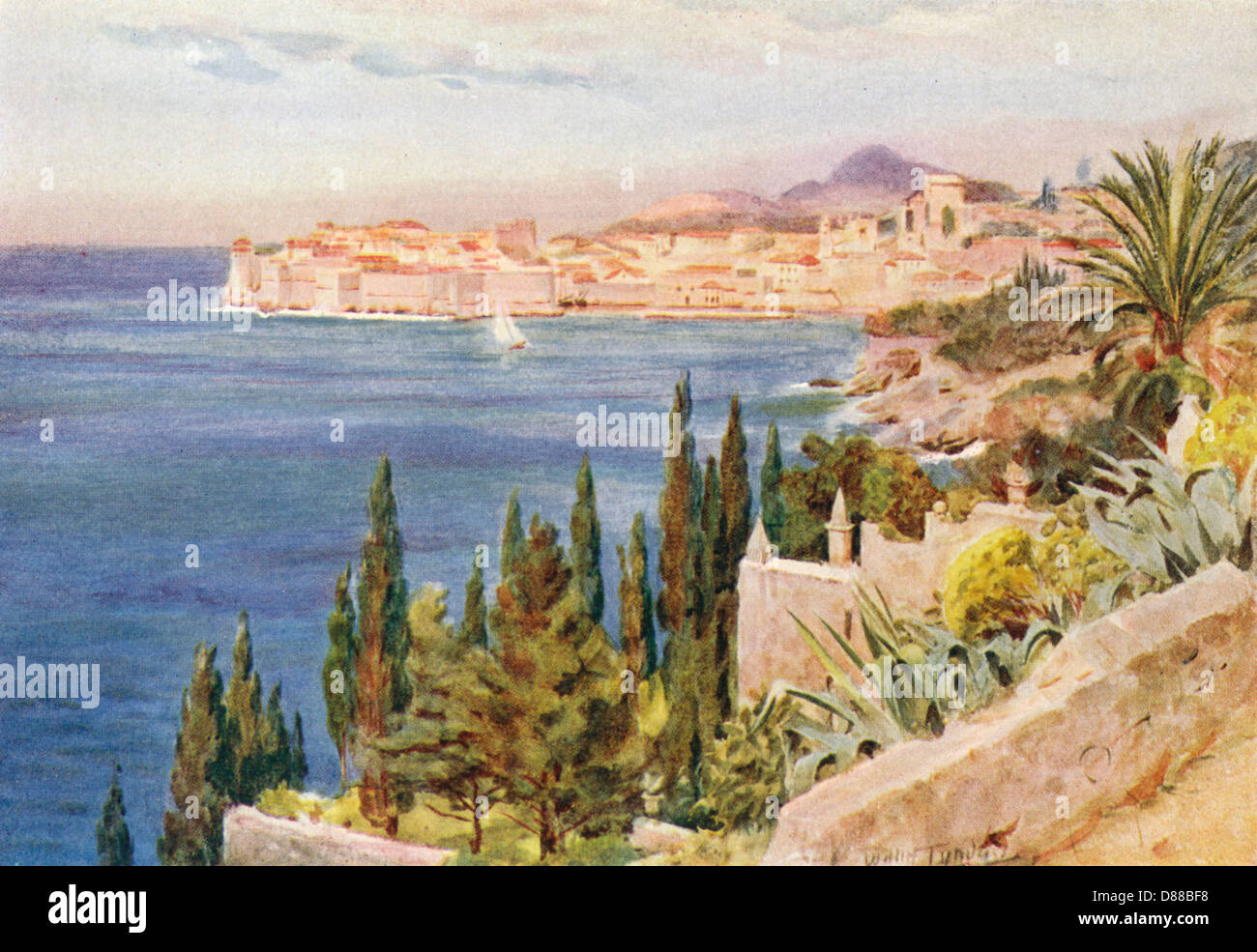 Croatie - Dubrovnik - 1925 Banque D'Images