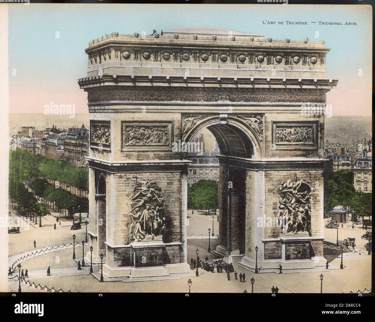 Paris, France - Arc de Triomphe Banque D'Images Paris, France - Arc de Triomphe Banque D'Images