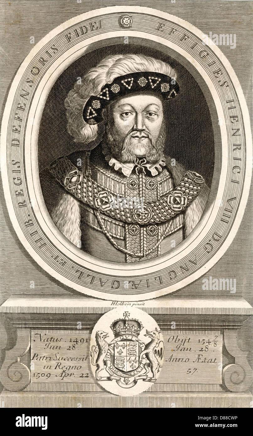 Le roi Henry VIII Banque D'Images
