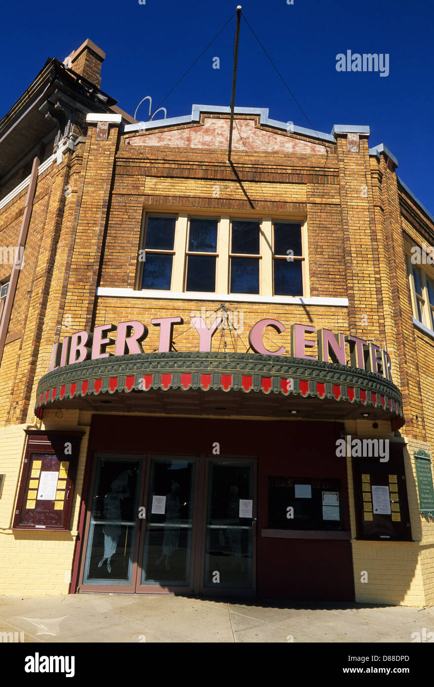Elk283-3935v la Louisiane, pays Cajun, Eunice, Liberty Centre Theatre Banque D'Images