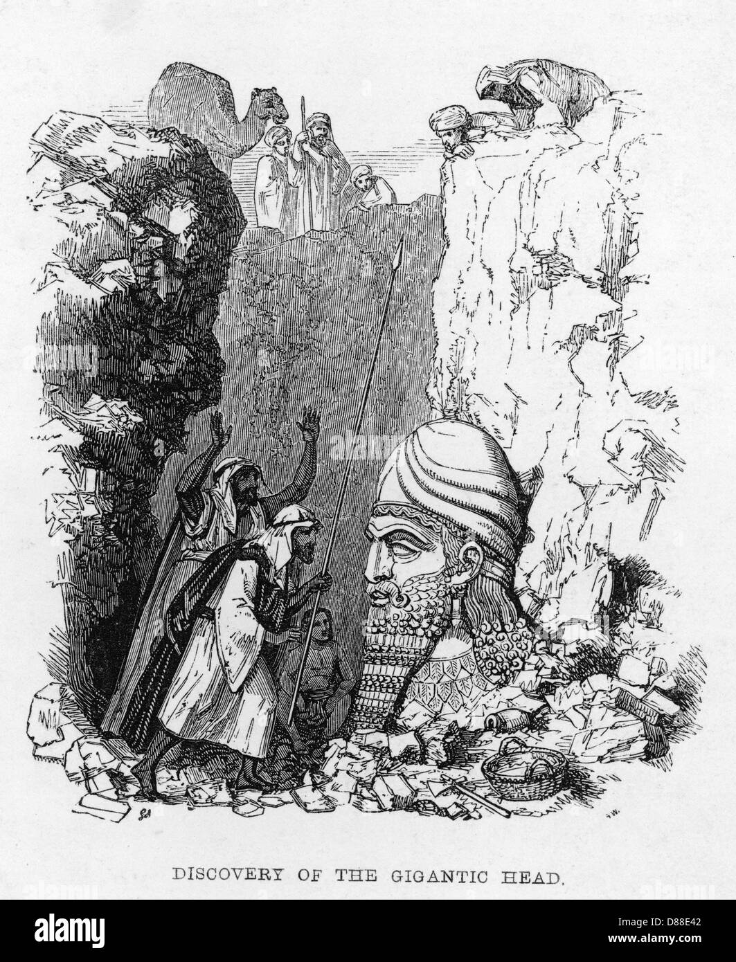 IRAK/ARCHÉOLOGIE/NINIVE Banque D'Images