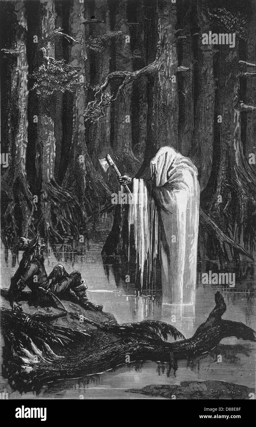 ESPRIT DE LA FORÊT Banque D'Images