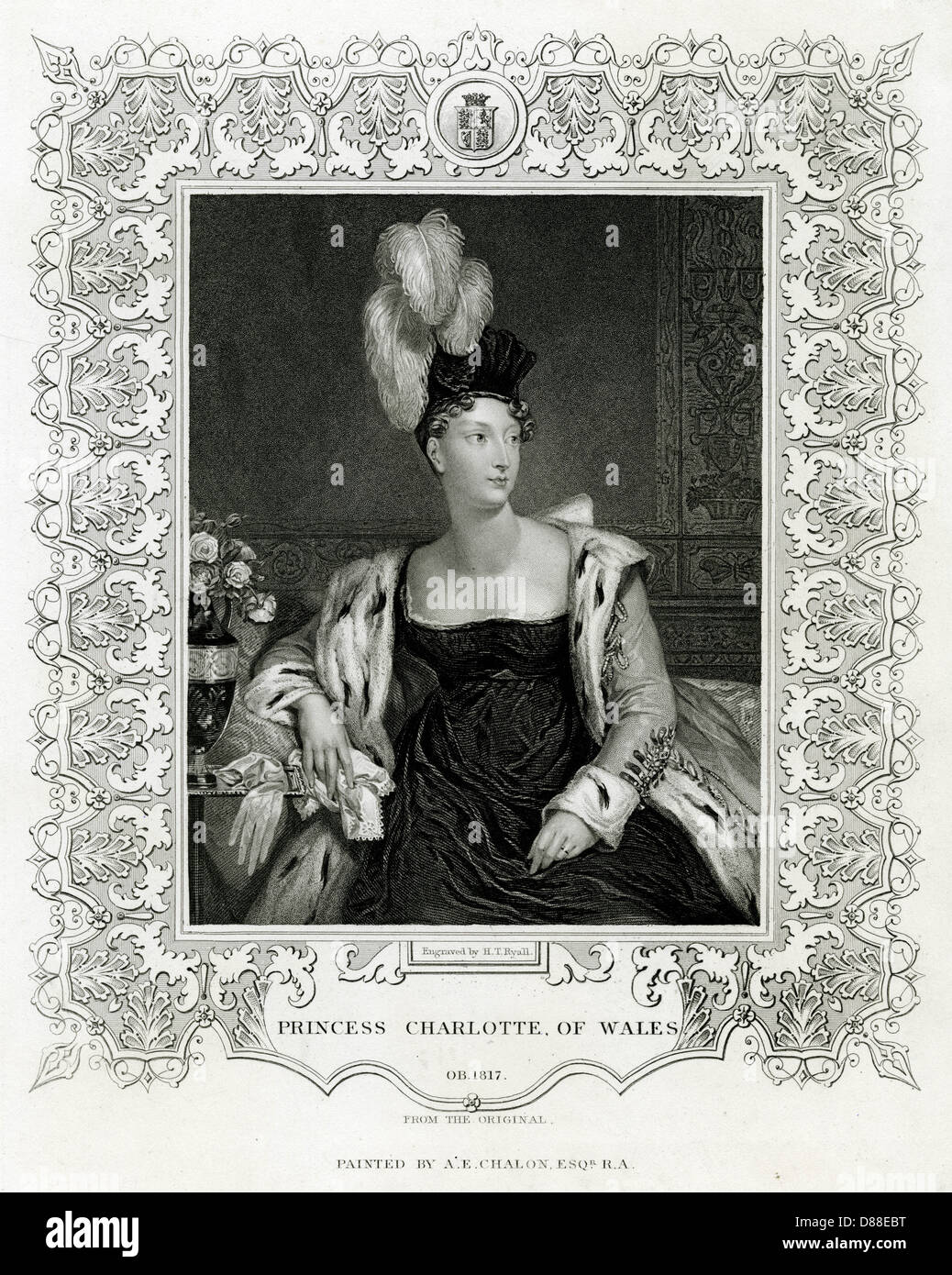 PRINCESSE CHARLOTTE Banque D'Images