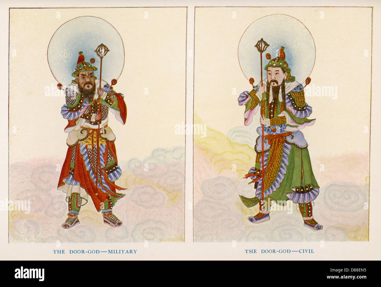 Dieux de la porte Banque D'Images