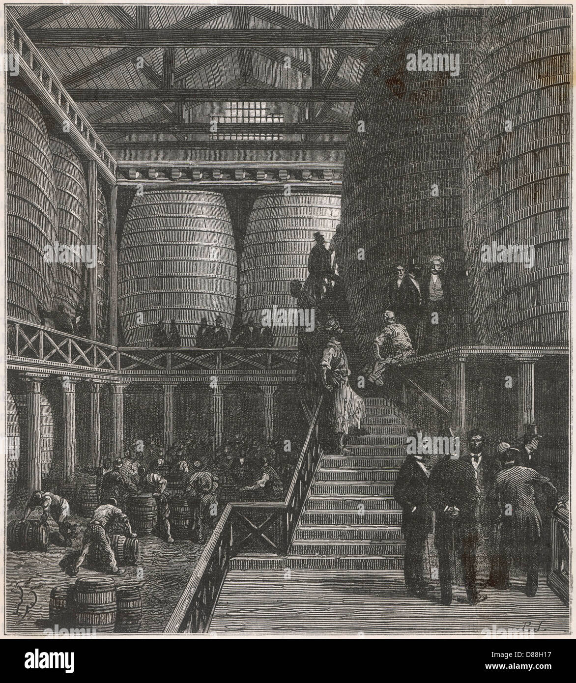 Cave à bière de Londres Banque D'Images