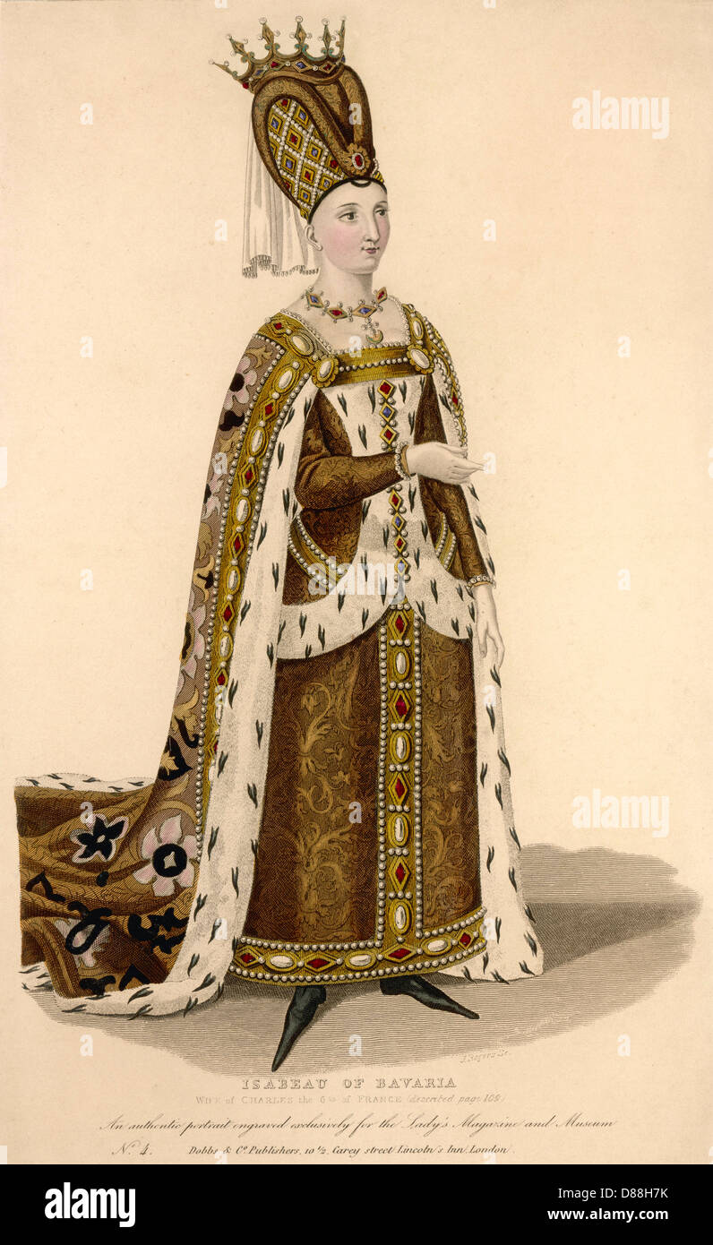 ISABEAU DE BAVIERE Banque D'Images