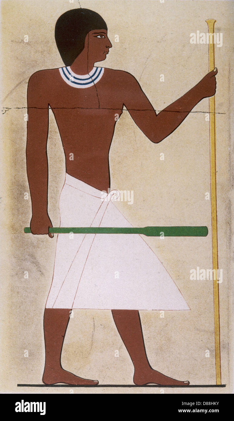 Costume de l'ancienne Egypte Banque D'Images