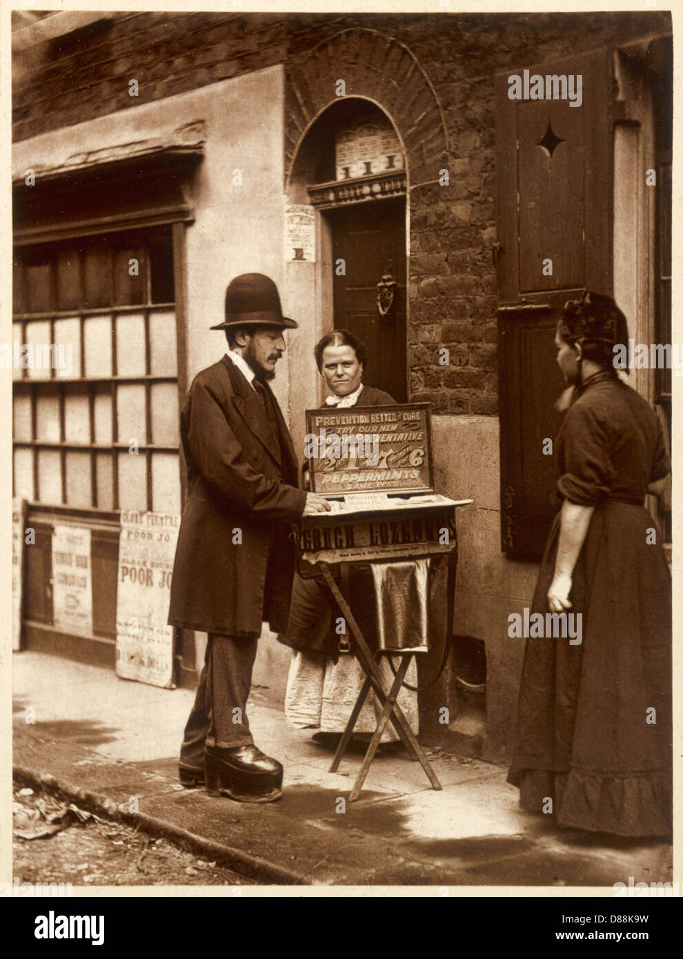 Street Doctor - 1877 Banque D'Images
