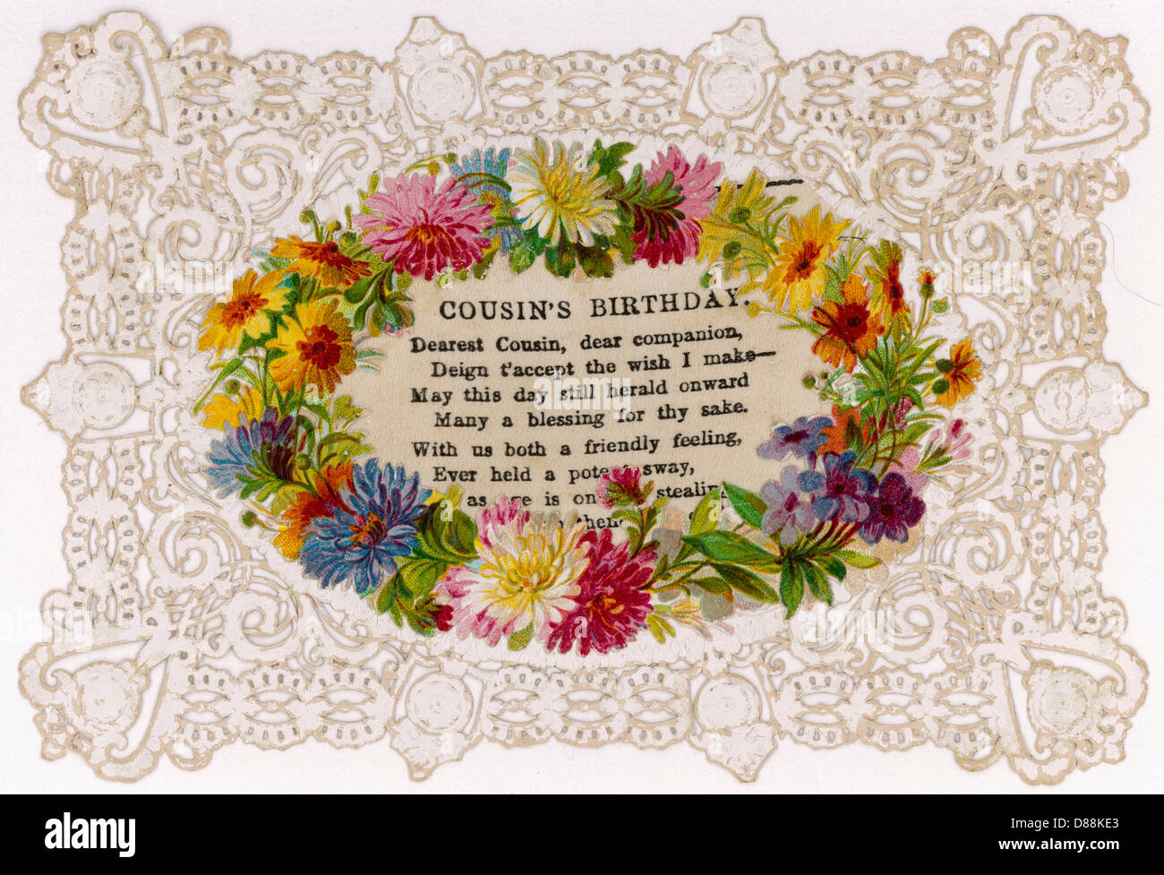 Carte D Anniversaire Cousins Photo Stock Alamy
