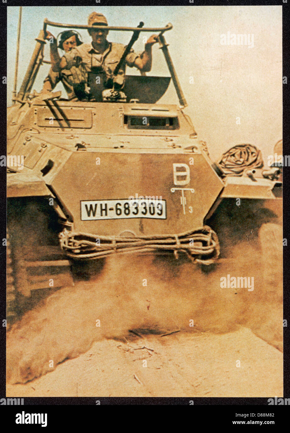 Allemands à El Alamein Banque D'Images