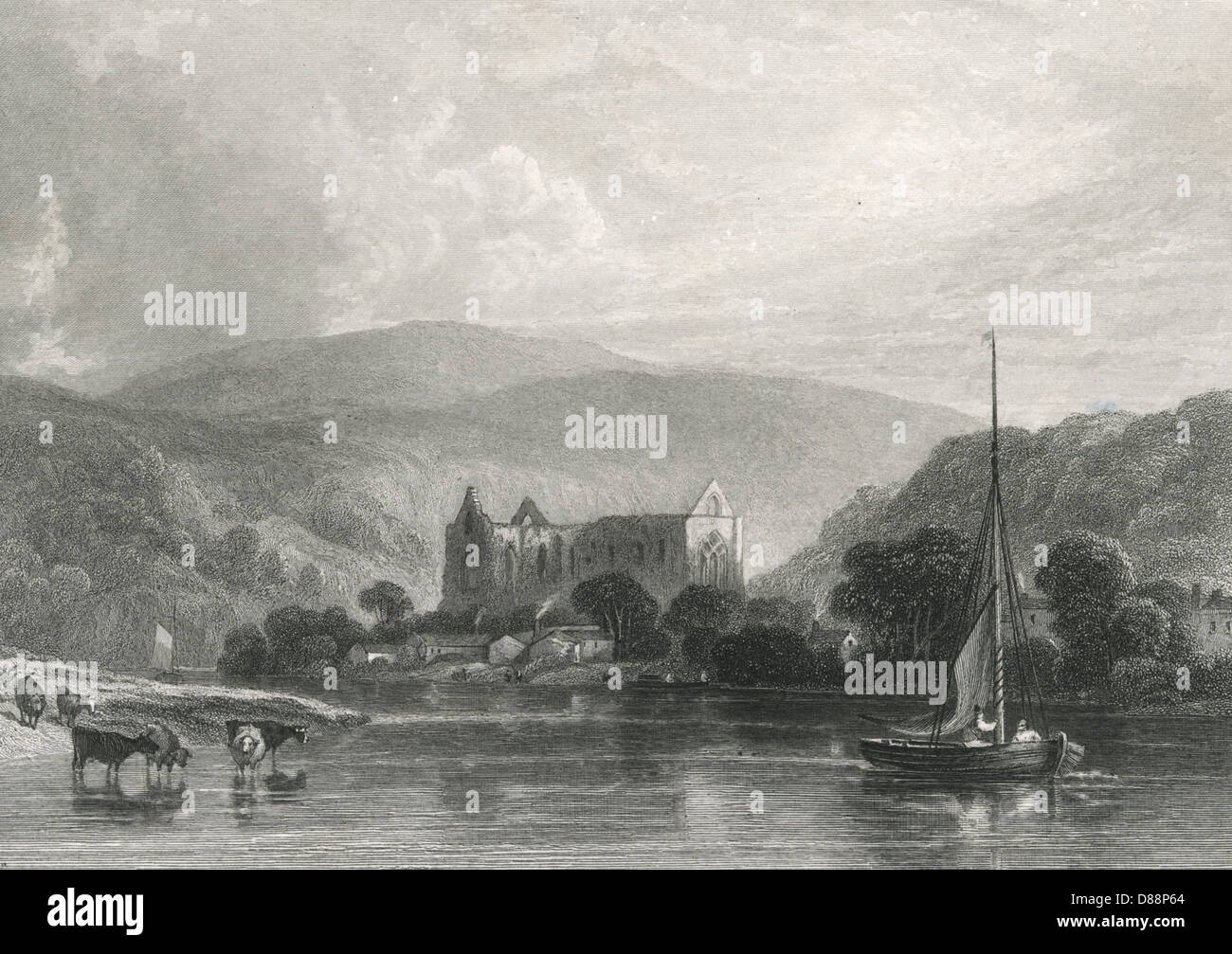 TINTERN/RADCLYFFE/1835 Banque D'Images