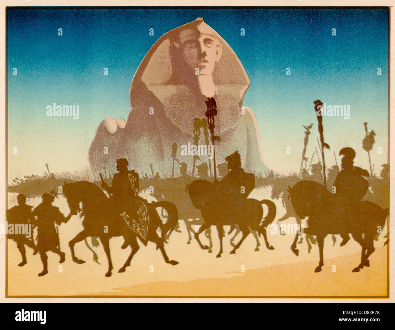 Époque Romaine Sphinx Banque D'Images