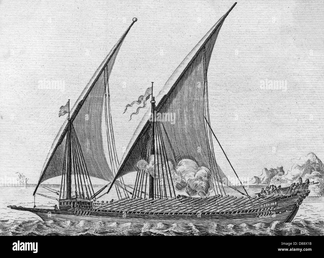 Cuisine Sous voiles Banque D'Images