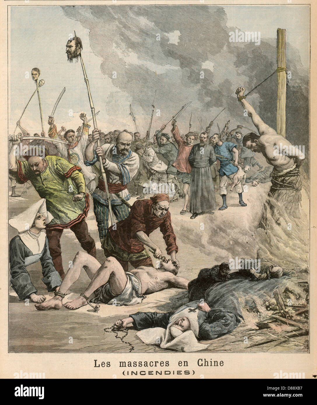 GUERRE CIVILE/CHINE/MASSACRE Banque D'Images
