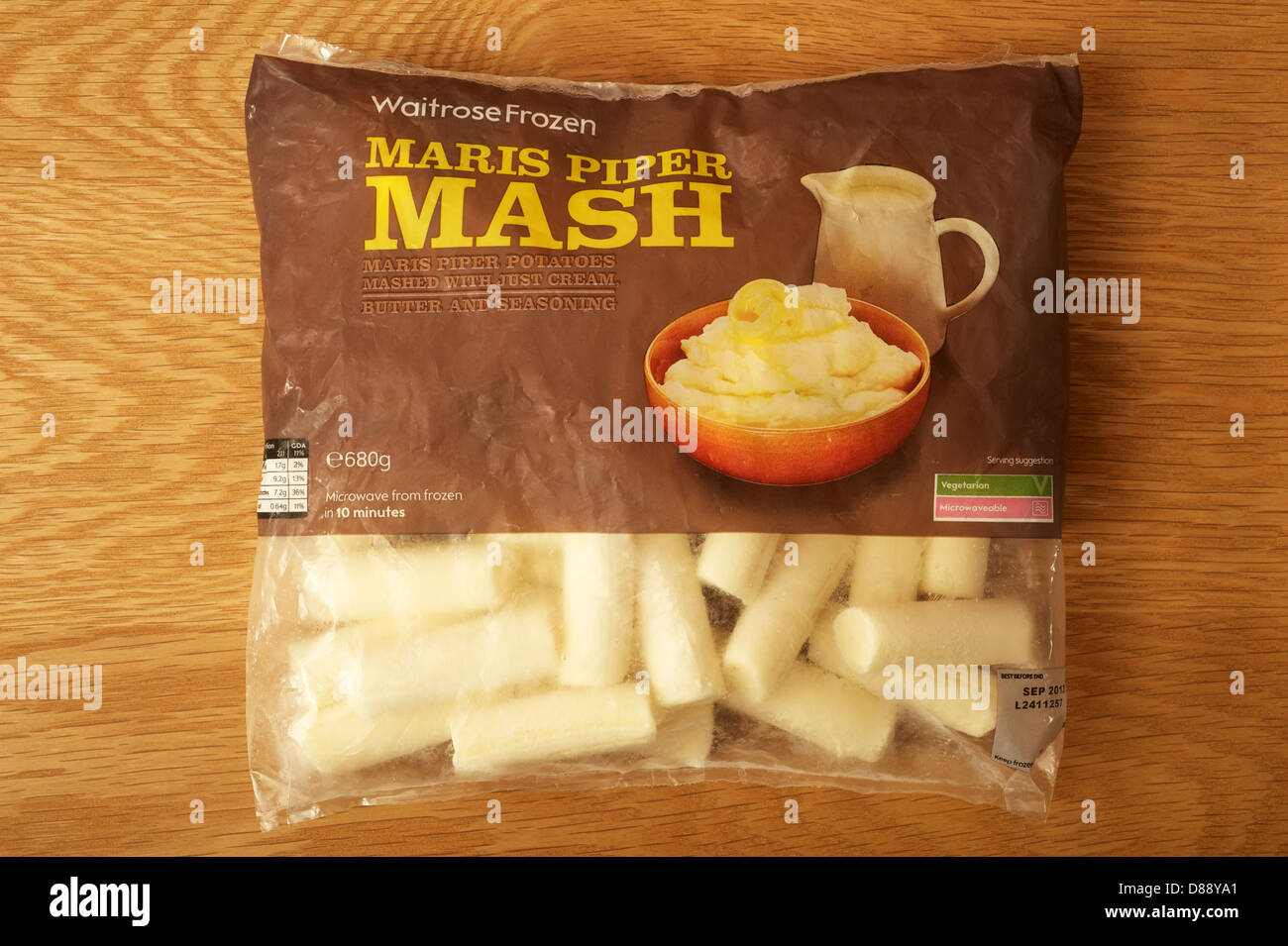 Waitrose Maris Piper mash de pommes de terre congelés Banque D'Images